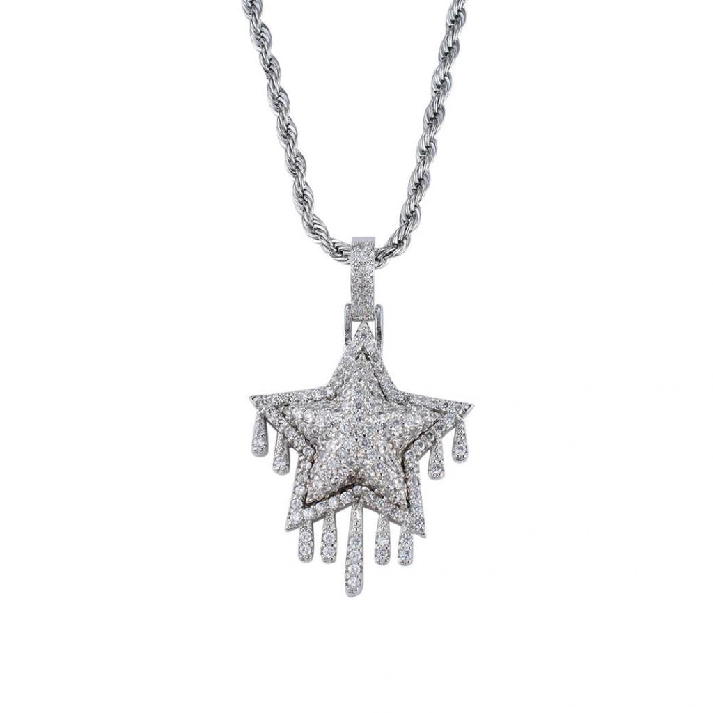 PENDENTIF -STARGAZIN'- ICED OUT