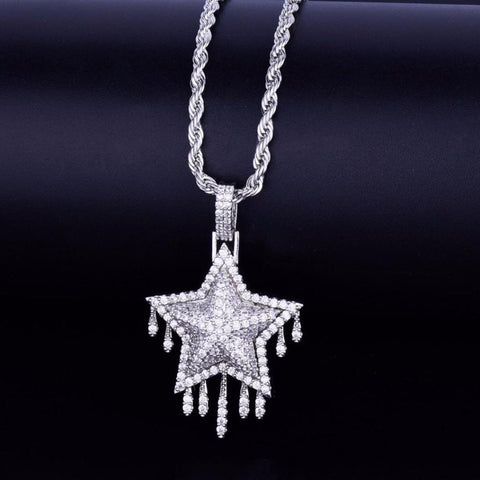 PENDENTIF -STARGAZIN'- ICED OUT